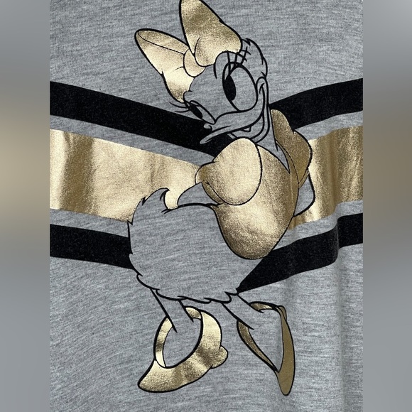 Disney Daisy Duck Womens Short Sleeve Tshirt Size XL Grey Plus Size - Picture 8 of 15